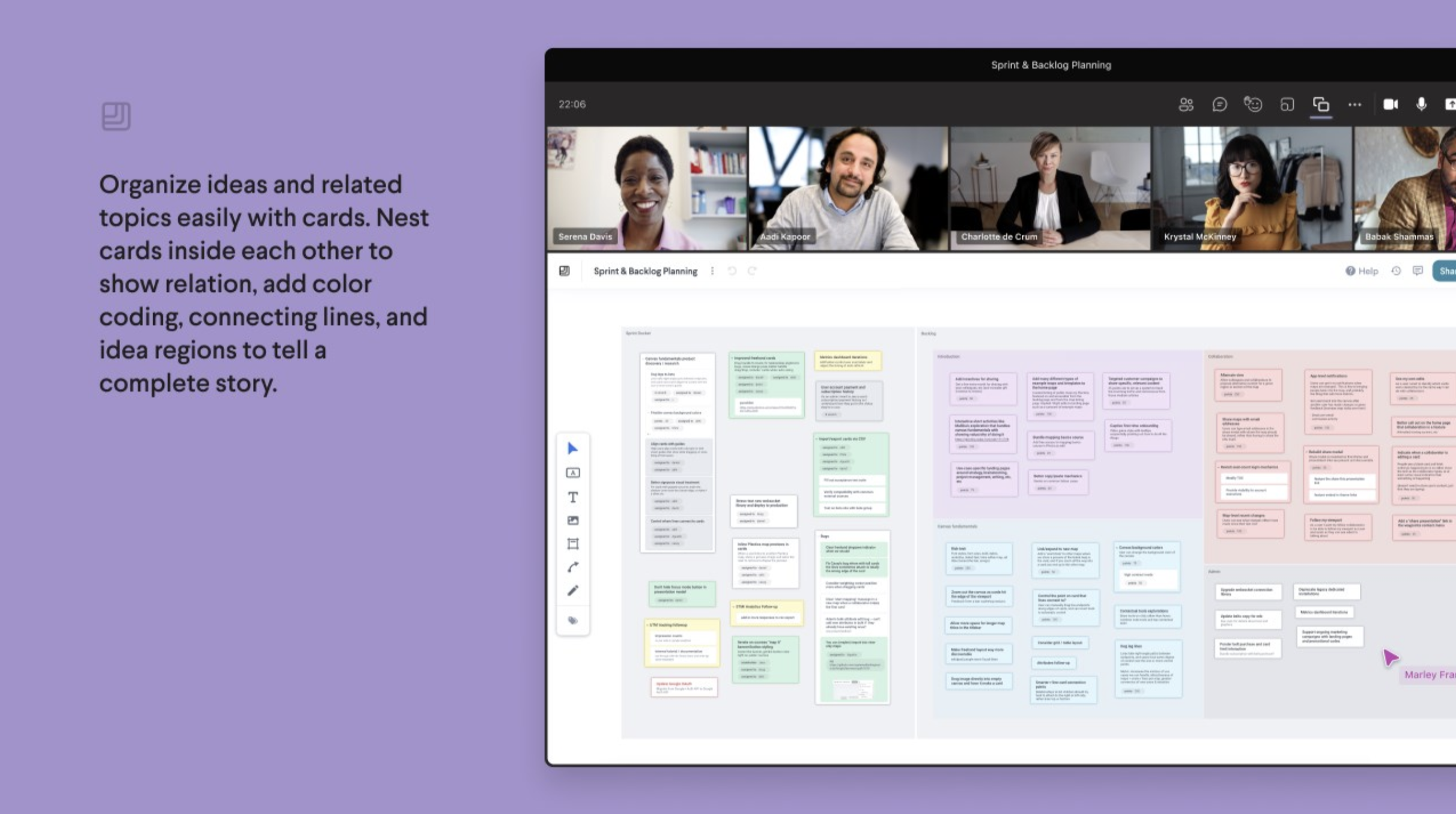 screenshot of Frameable Whiteboard